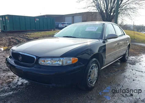 2001 Buick Century Custom z USA, uszkodzony, nr VIN 2G4WS52JX11221548